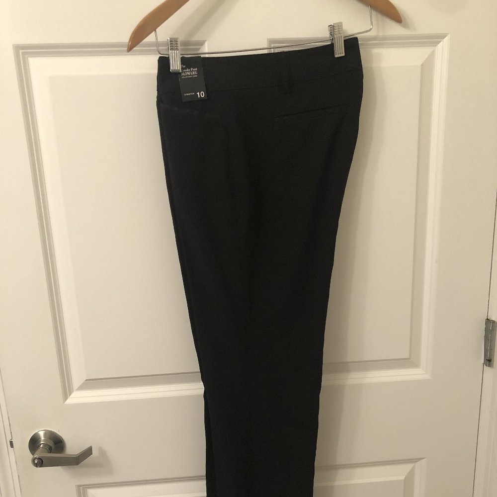 New York & Company Black Crosby Pant